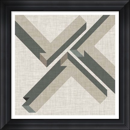 Framed Geometric Perspective IV Print