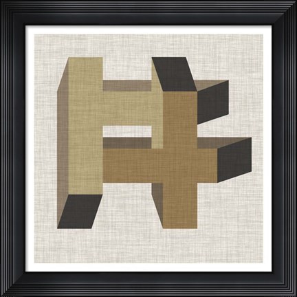 Framed Geometric Perspective VI Print