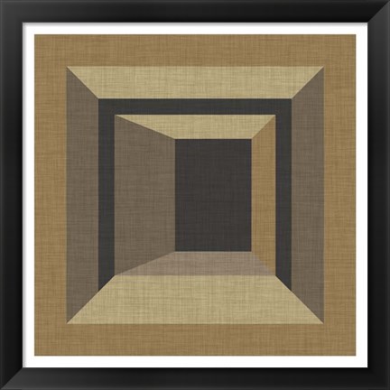 Framed Geometric Perspective VII Print