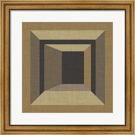 Framed Geometric Perspective VII Print