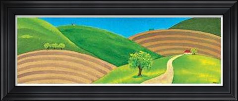Framed Colli Toscani I Print