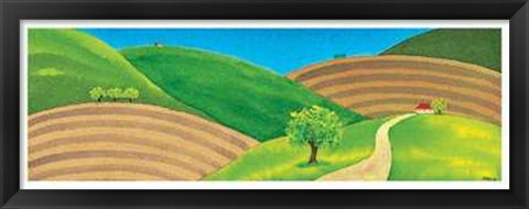 Framed Colli Toscani I Print