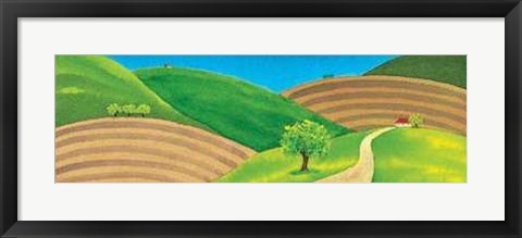 Framed Colli Toscani I Print