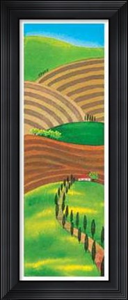 Framed Colline Toscane II Print