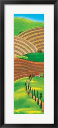 Framed Colline Toscane II Print