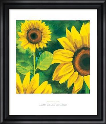 Framed Girasoli in Fiore Print