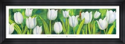 Framed Tulipani Bianchi Print
