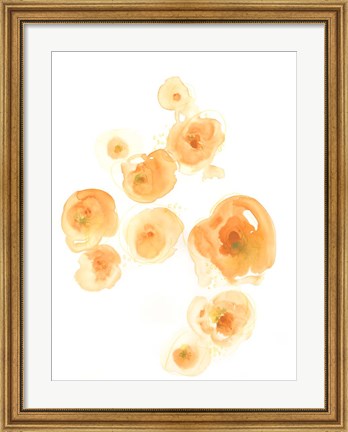 Framed Falling Blossoms II Print