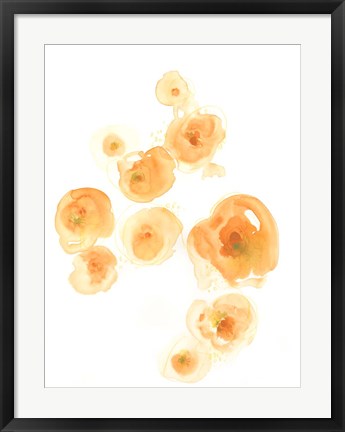 Framed Falling Blossoms II Print