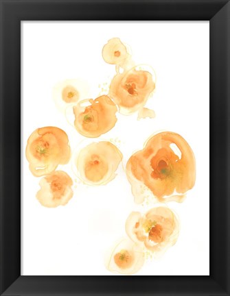 Framed Falling Blossoms II Print