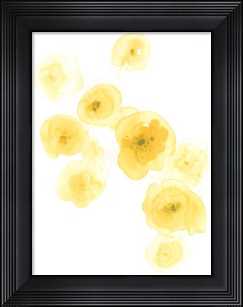 Framed Falling Blossoms III Print