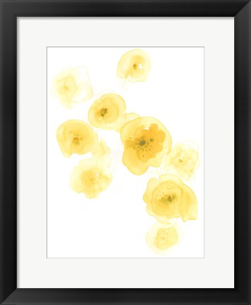 Framed Falling Blossoms III Print