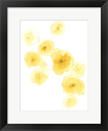 Framed Falling Blossoms III Print