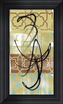 Framed Rhythmic Motion I Print