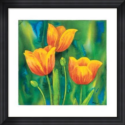 Framed Composizione di Tulipani Print
