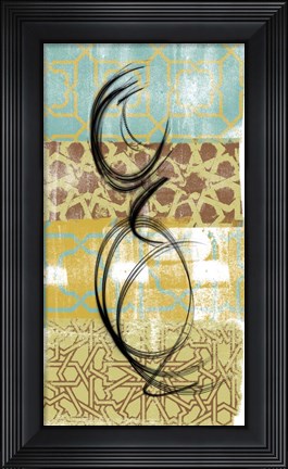 Framed Rhythmic Motion II Print