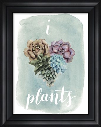 Framed Life is Succulent II Print