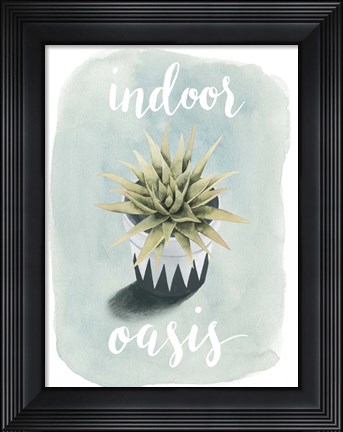 Framed Life is Succulent III Print