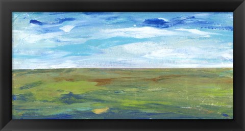 Framed Vast Land II Print