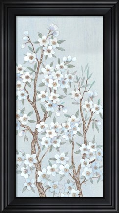 Framed Branches of Blossoms II Print