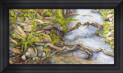 Framed River Journey Print
