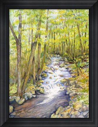 Framed Running Brook Print