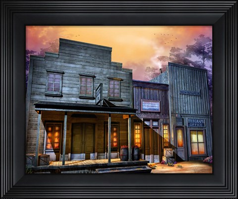 Framed Littletown Print