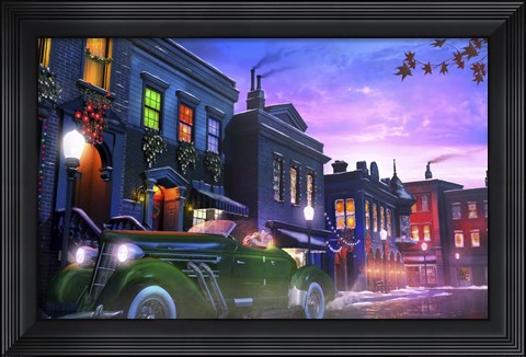 Framed Midnight Delivery Print