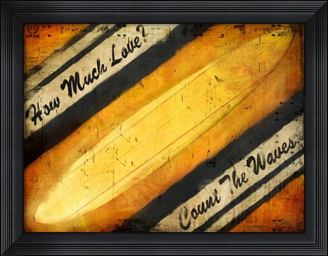 Framed Count The Waves Print