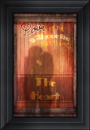 Framed Silhouette Print