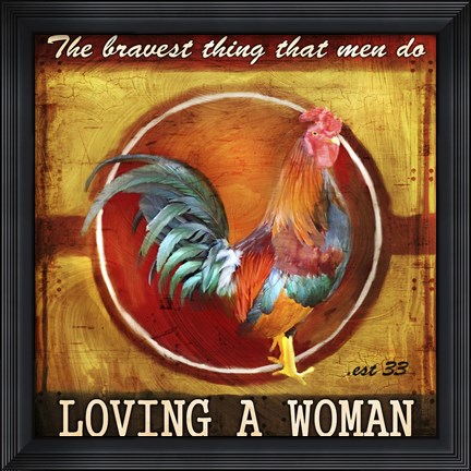 Framed Bravest Thing Print