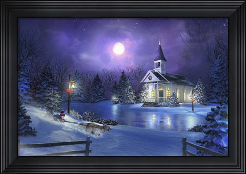 Framed Dash To Candlight Print