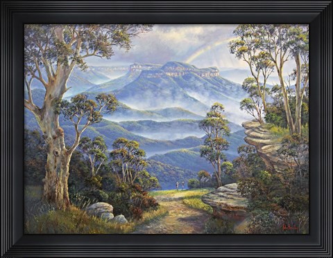 Framed After the Storm - Mt. Solitary Print