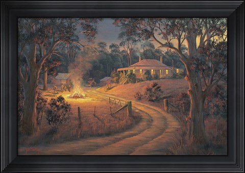 Framed Bush Bonfire Print