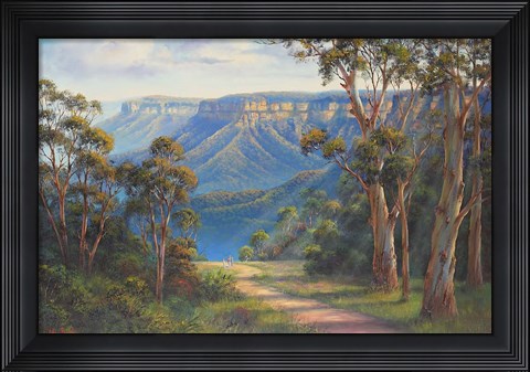 Framed Blue Mountains Bushwalk Print