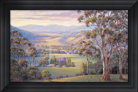 Framed Close Of Day - Vacy Print