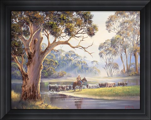 Framed Early Morning - Vacy Print