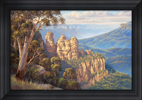 Framed Three Sisters - Katoomba Print
