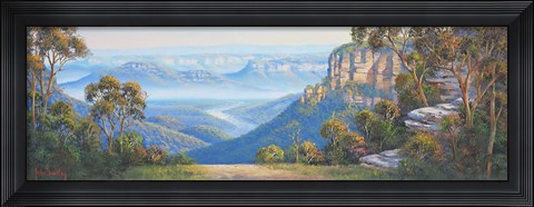 Framed Upper Reaches Of The Warragamba Print