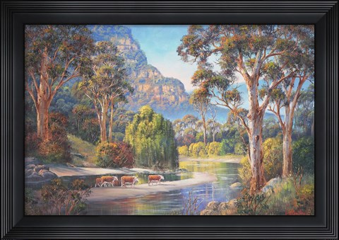 Framed Wollondilly Autumn Print