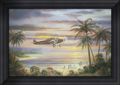 Framed Flight Into History Print