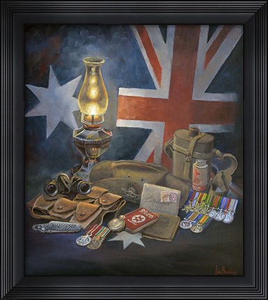Framed Lest We Forget Print