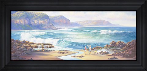 Framed No Fish Today Print
