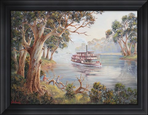 Framed Queen Of The Murray Print