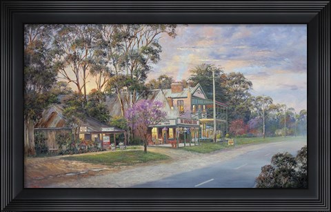 Framed Close Of Day - Gundaroo Print
