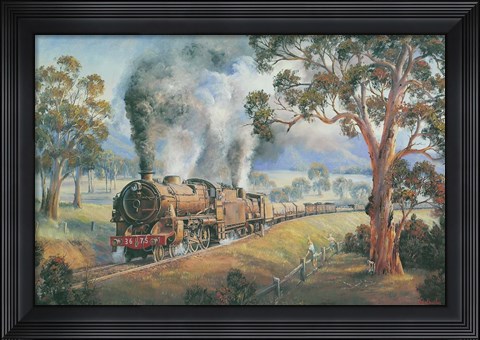 Framed Friendly Wave Print