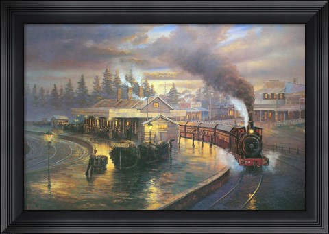 Framed Wet Evening - Katoomba Print