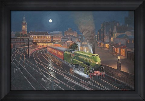 Framed Evening Departure Print