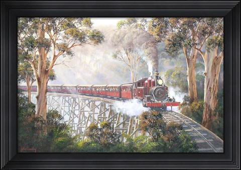 Framed Misty Morning - Belgrave Print