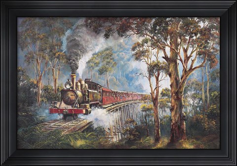 Framed Puffing Billy 1 Print